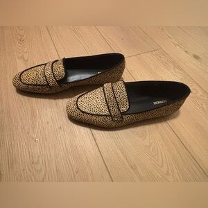 Express Spotted Calf Hair Loafers/Flats